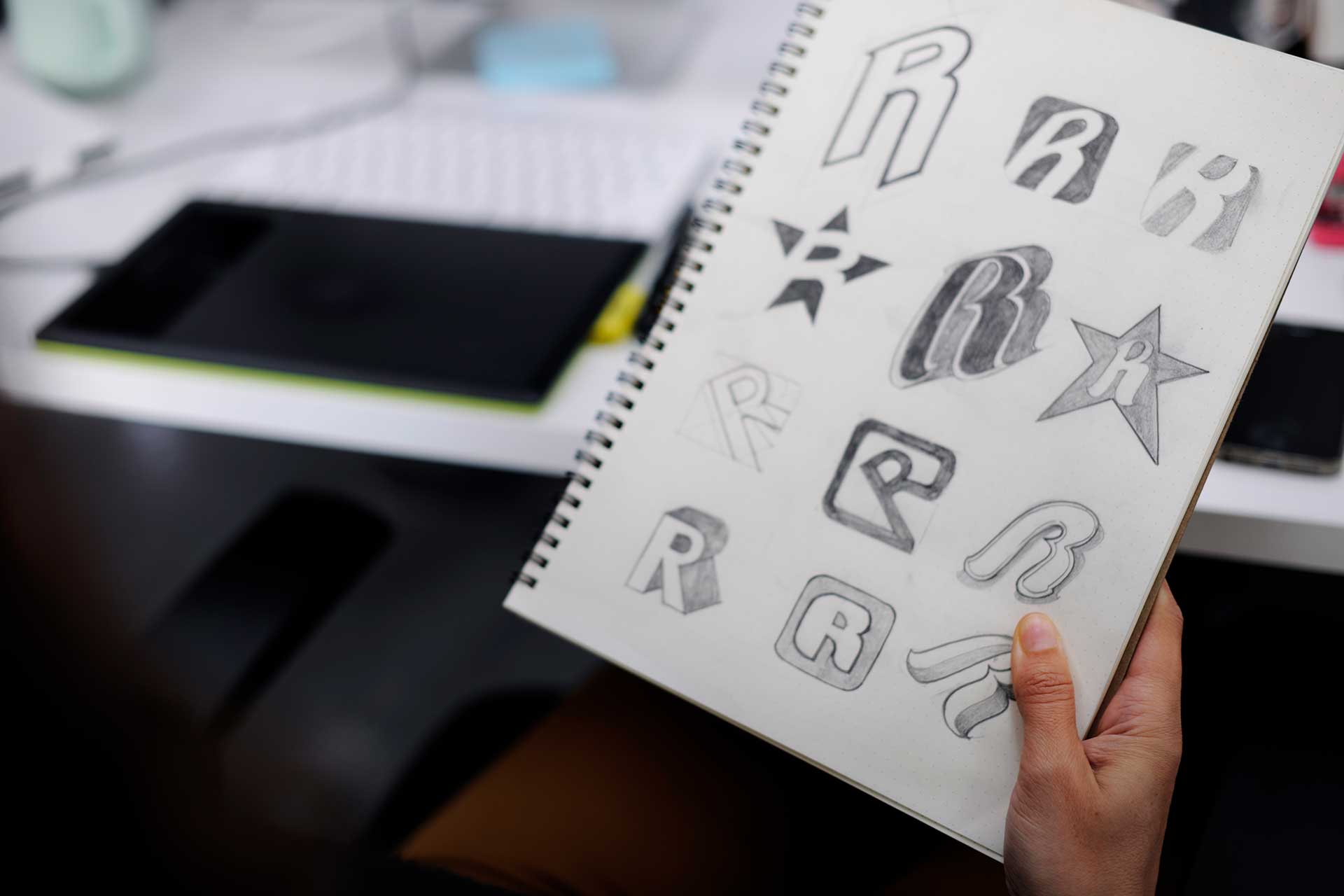 Saimaprint logosuunnittelu