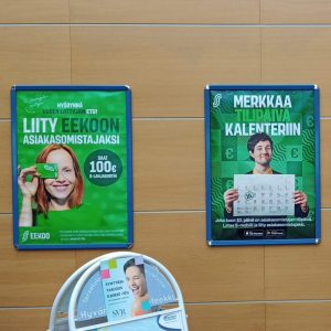 S-ryhmän julisteet Saimaprint Oy