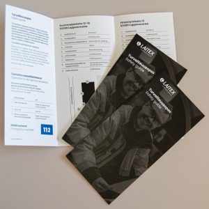 Turvallisuus esitteitä Saimaprint Oy