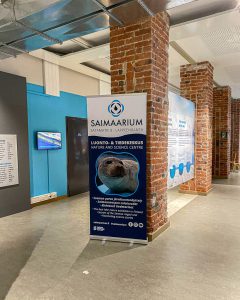 Saimaarium roll-up mainokset Saimaprint Oy