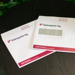 Ikkunallisia ja ikkunattomia kirjekuoria Saimaprint Oy